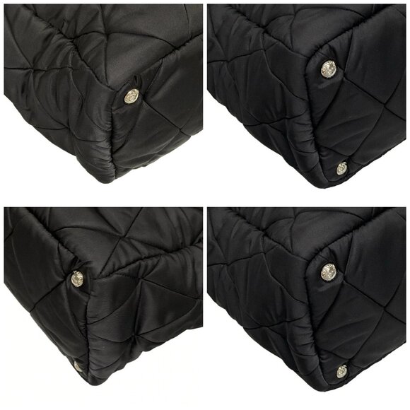 Auth PRADA - 1BG160 Black Nylon Leather Handbag - Picture 16 of 16